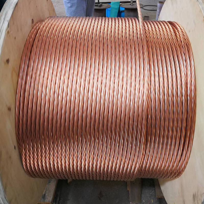 Медная обмотка стального троса.5