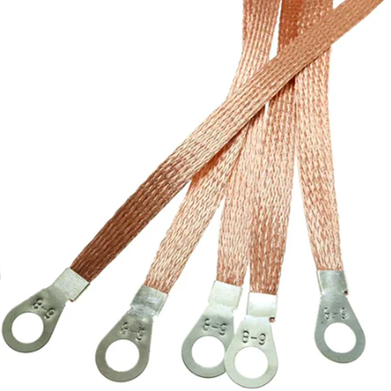 Медная плетеная лента.10