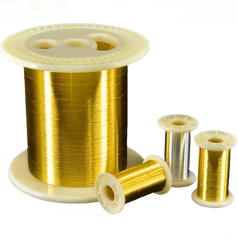 Позолоченная проволока из сплава бериллиевой меди.2
